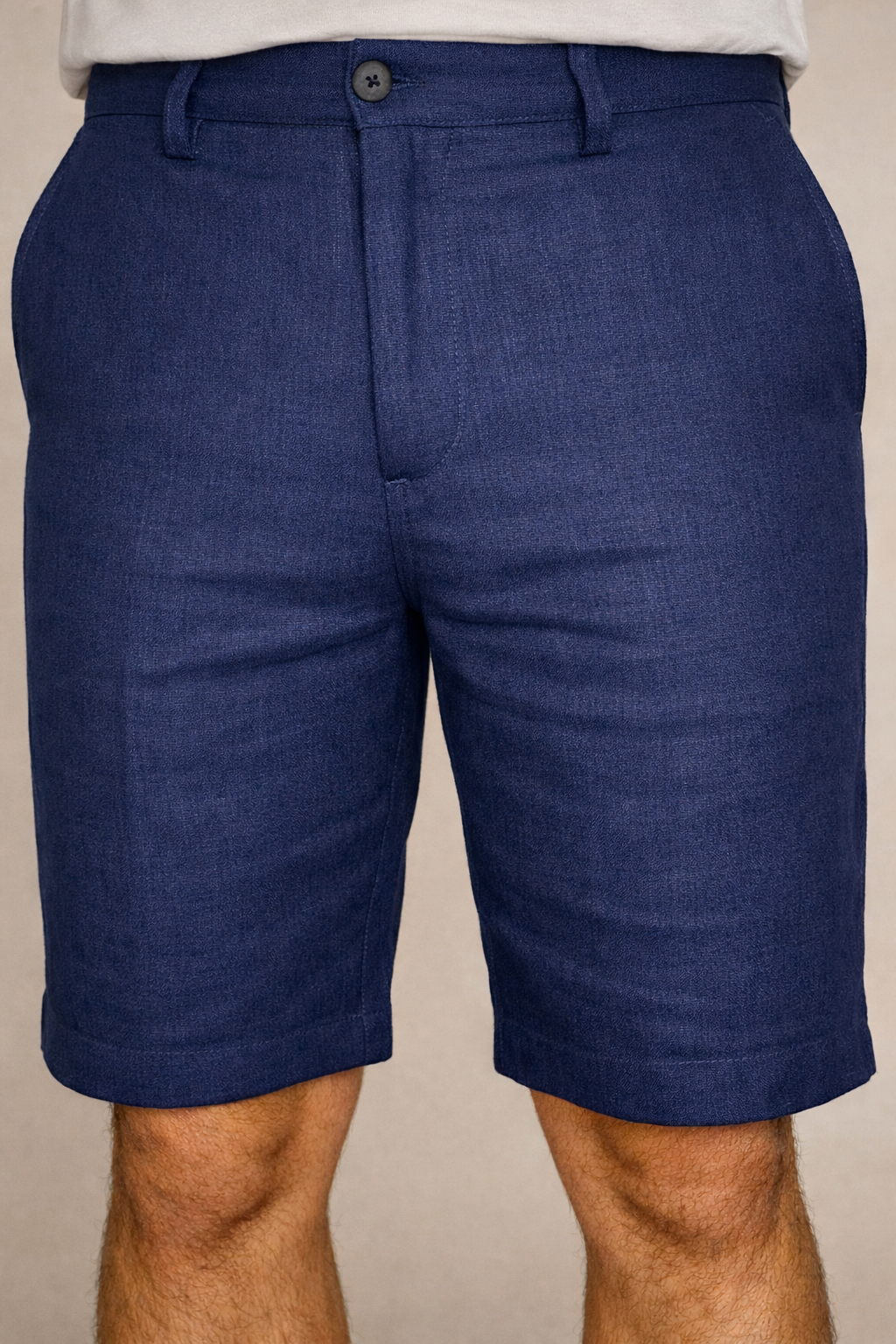 Bermuda Linho - Azul Marinho