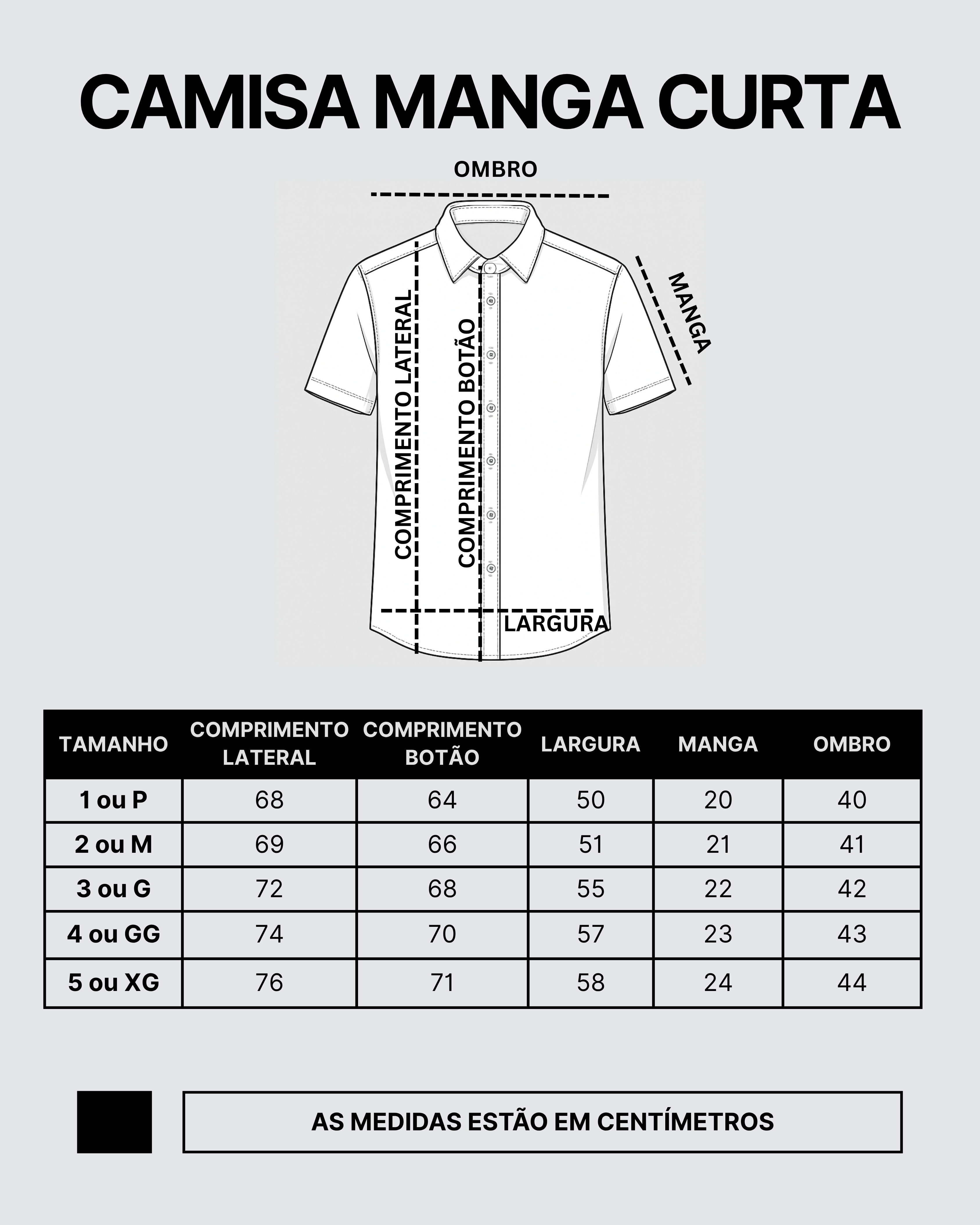 Camisa 230 fios - Curta - Verde