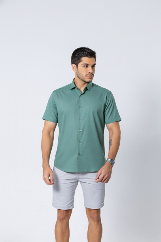 Camisa 230 fios - Curta - Verde