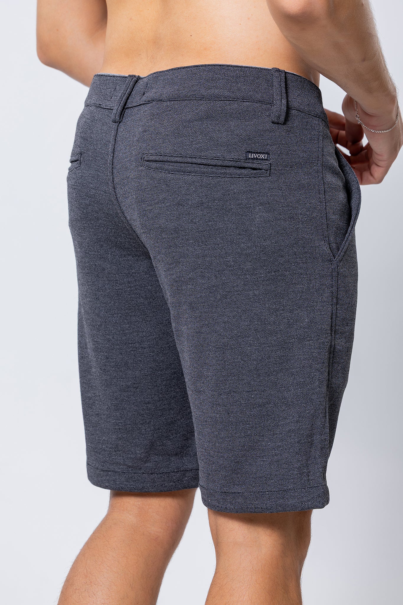 Bermuda Moletom - Cinza Escuro