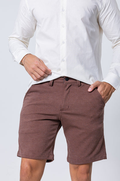 Bermuda Moletom - Marrom