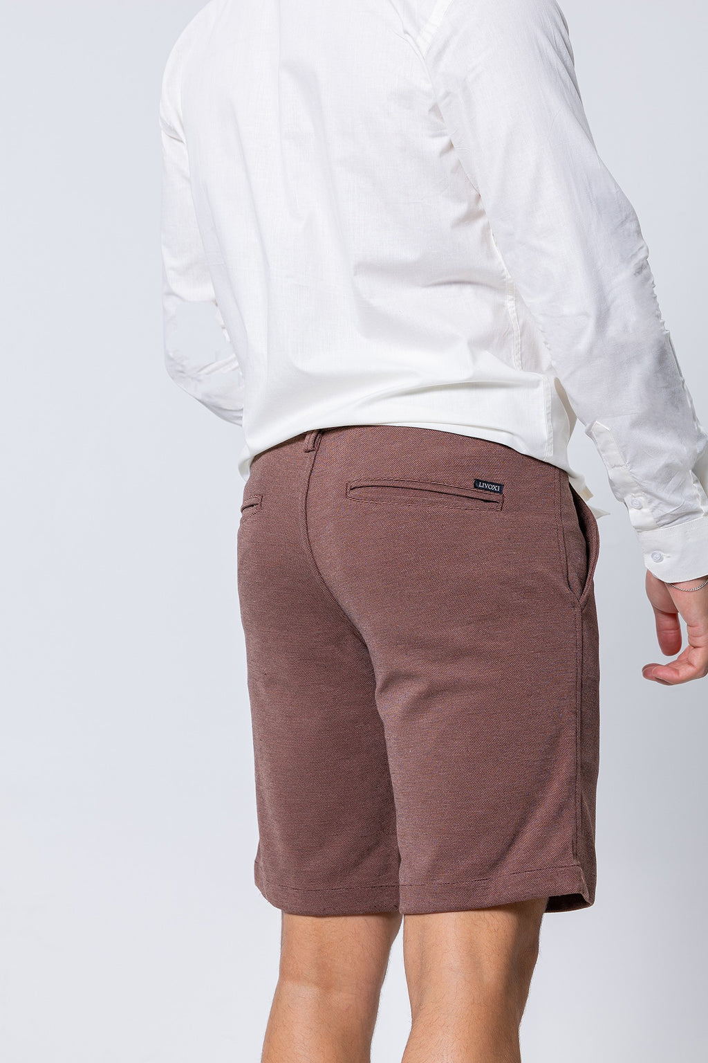 Bermuda Moletom - Marrom