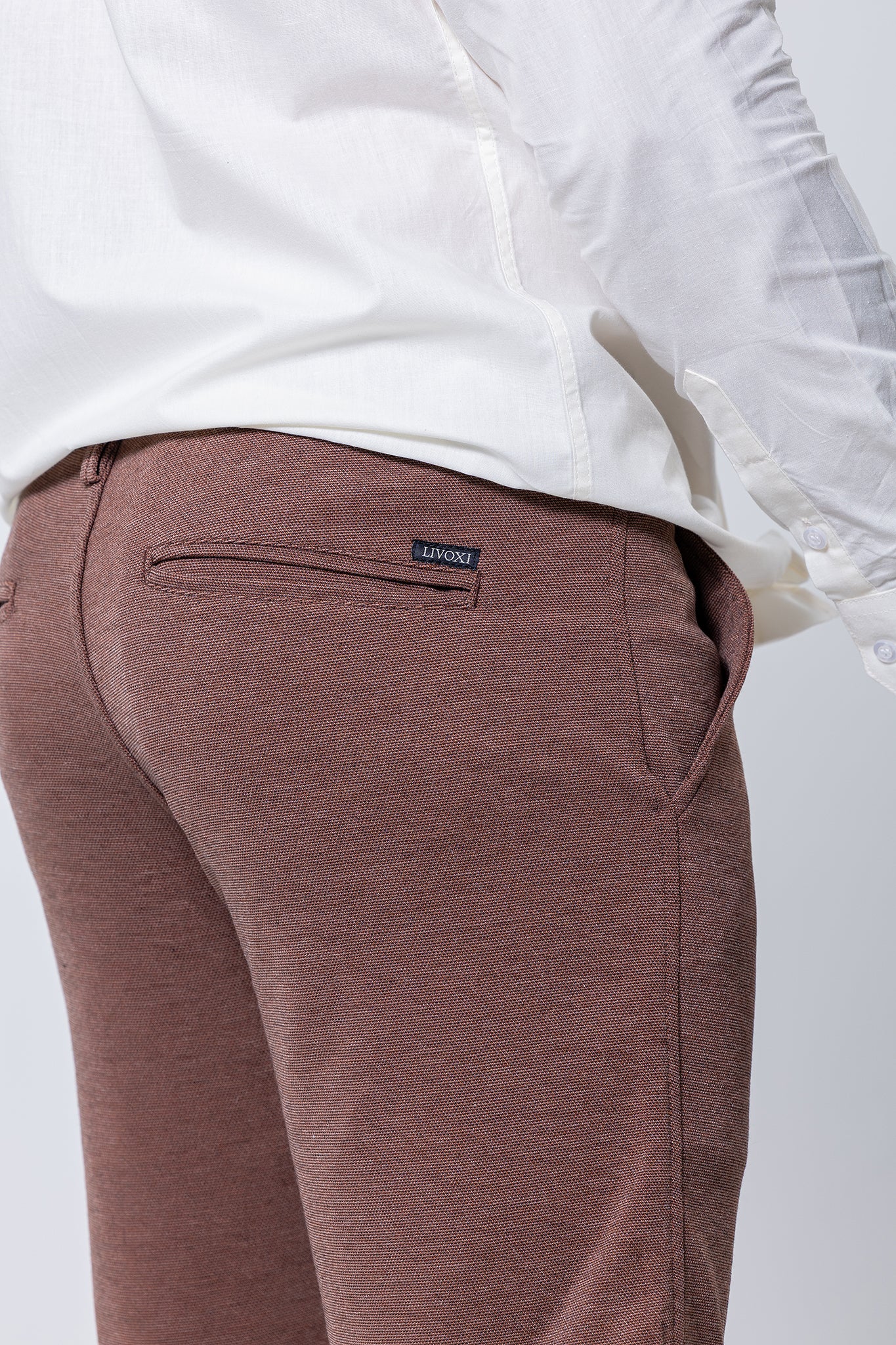 Bermuda Moletom - Marrom