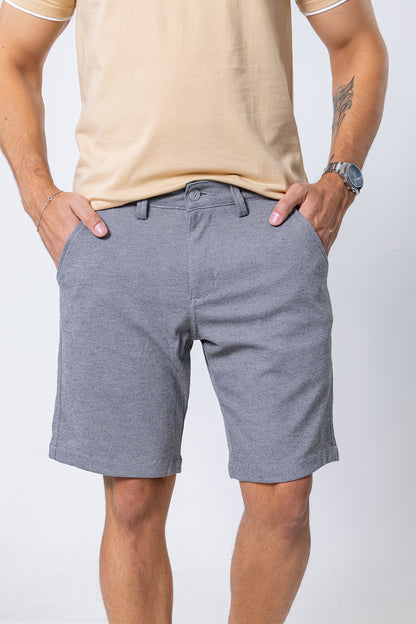 Bermuda Moletom - Cinza Claro