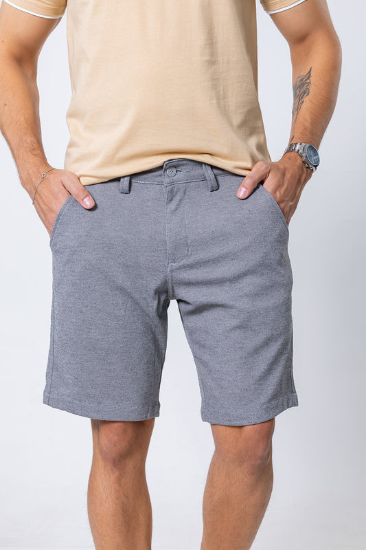 Bermuda Moletom - Cinza Claro