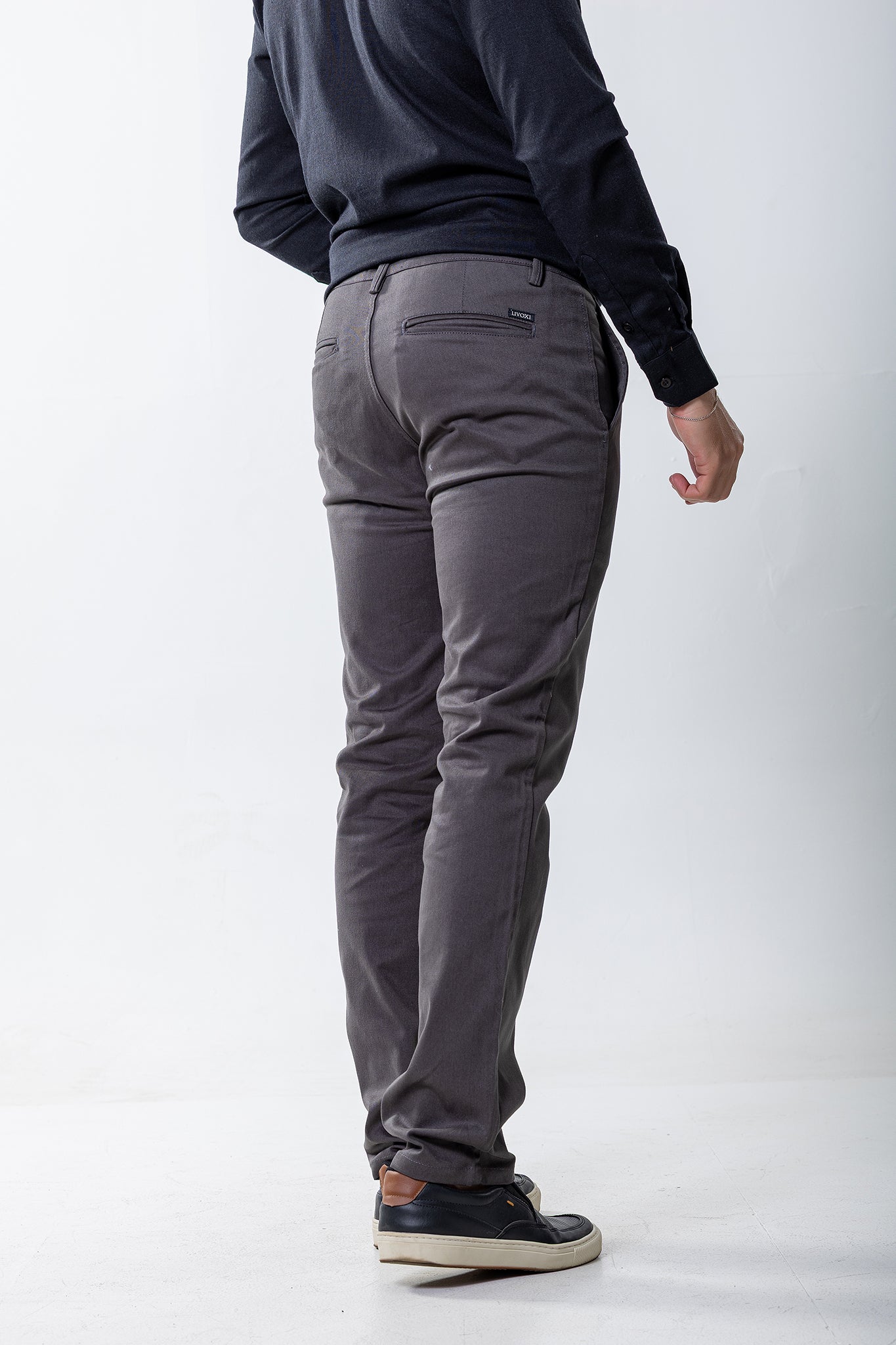 Calça Brim – Cinza Escuro