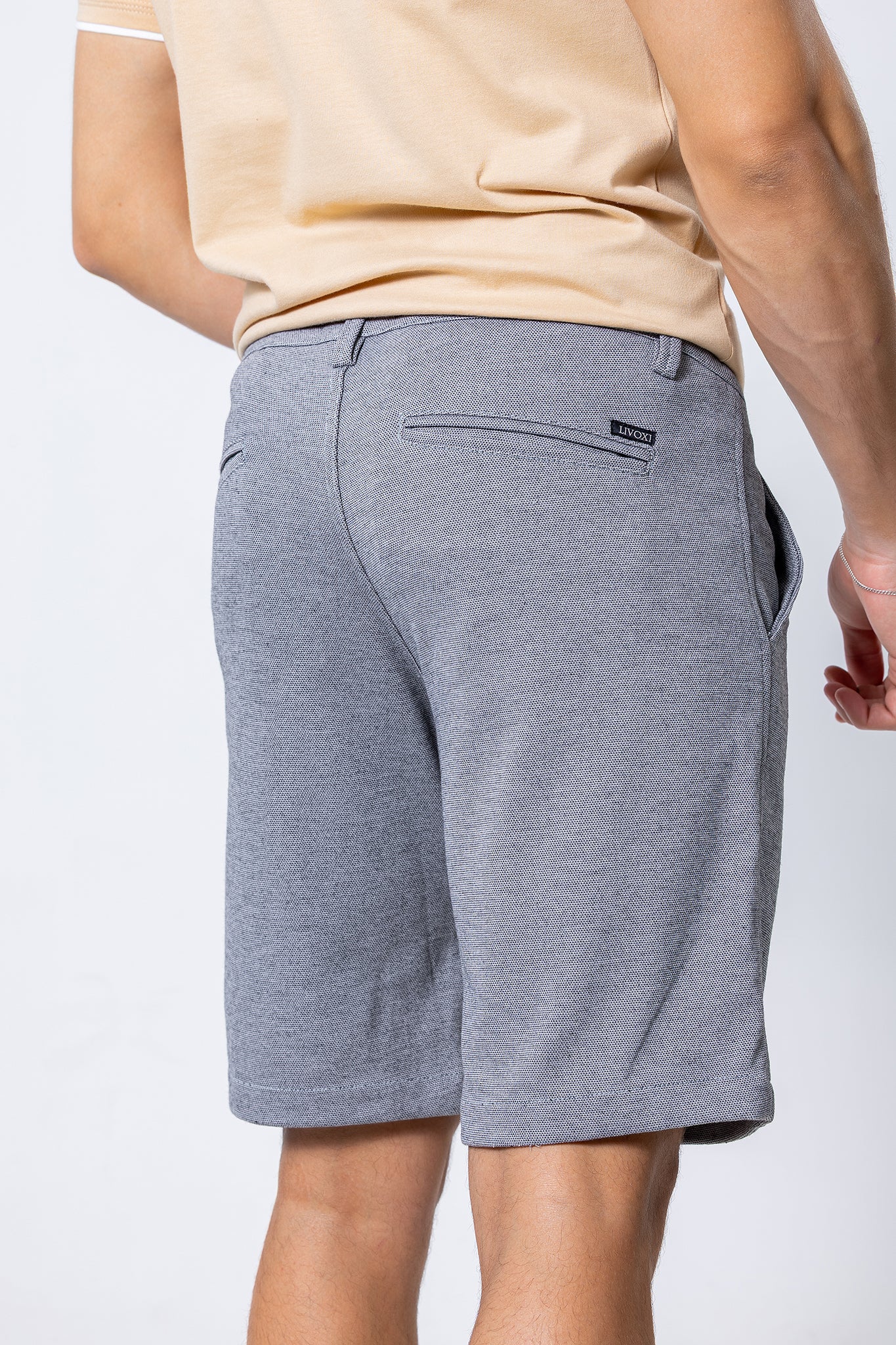 Bermuda Moletom - Cinza Claro