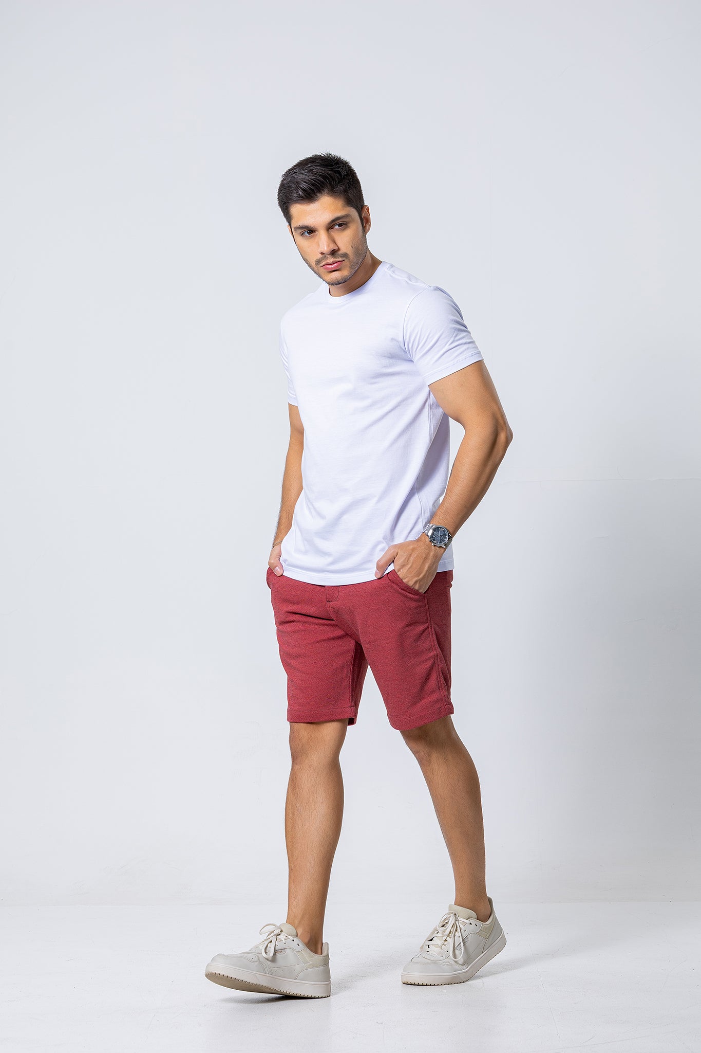 Bermuda Moletom - Vermelha