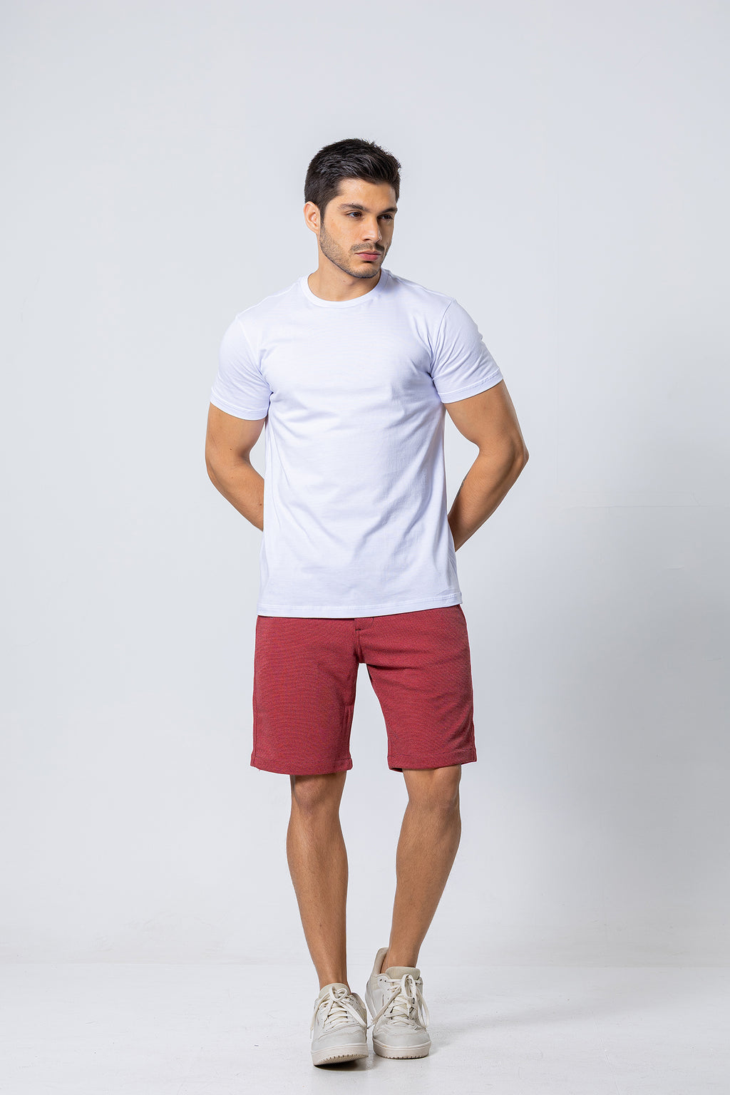 T-SHIRT - Manga Tradicional  – 100% Algodão - Branca