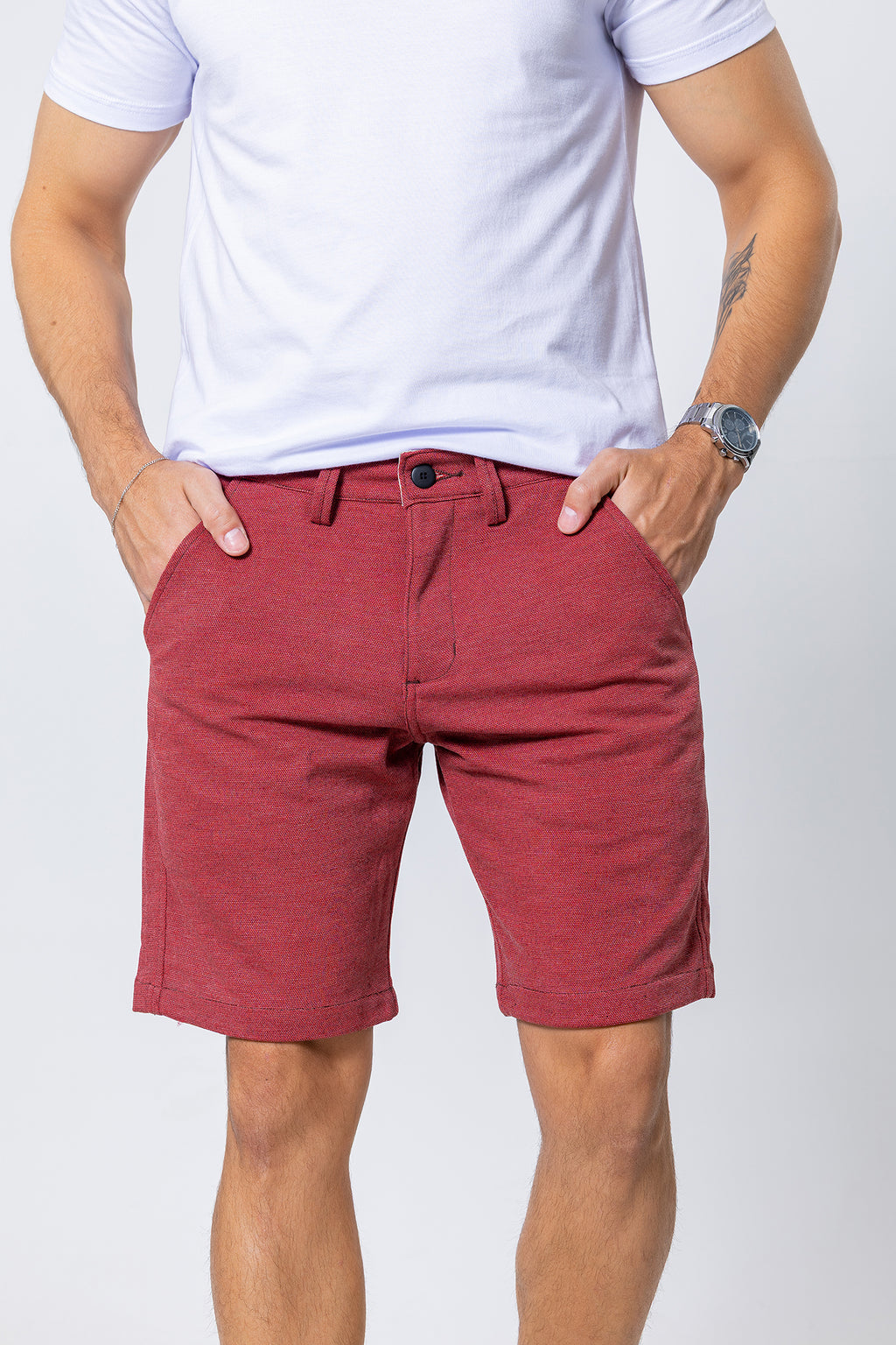 Bermuda Moletom - Vermelha