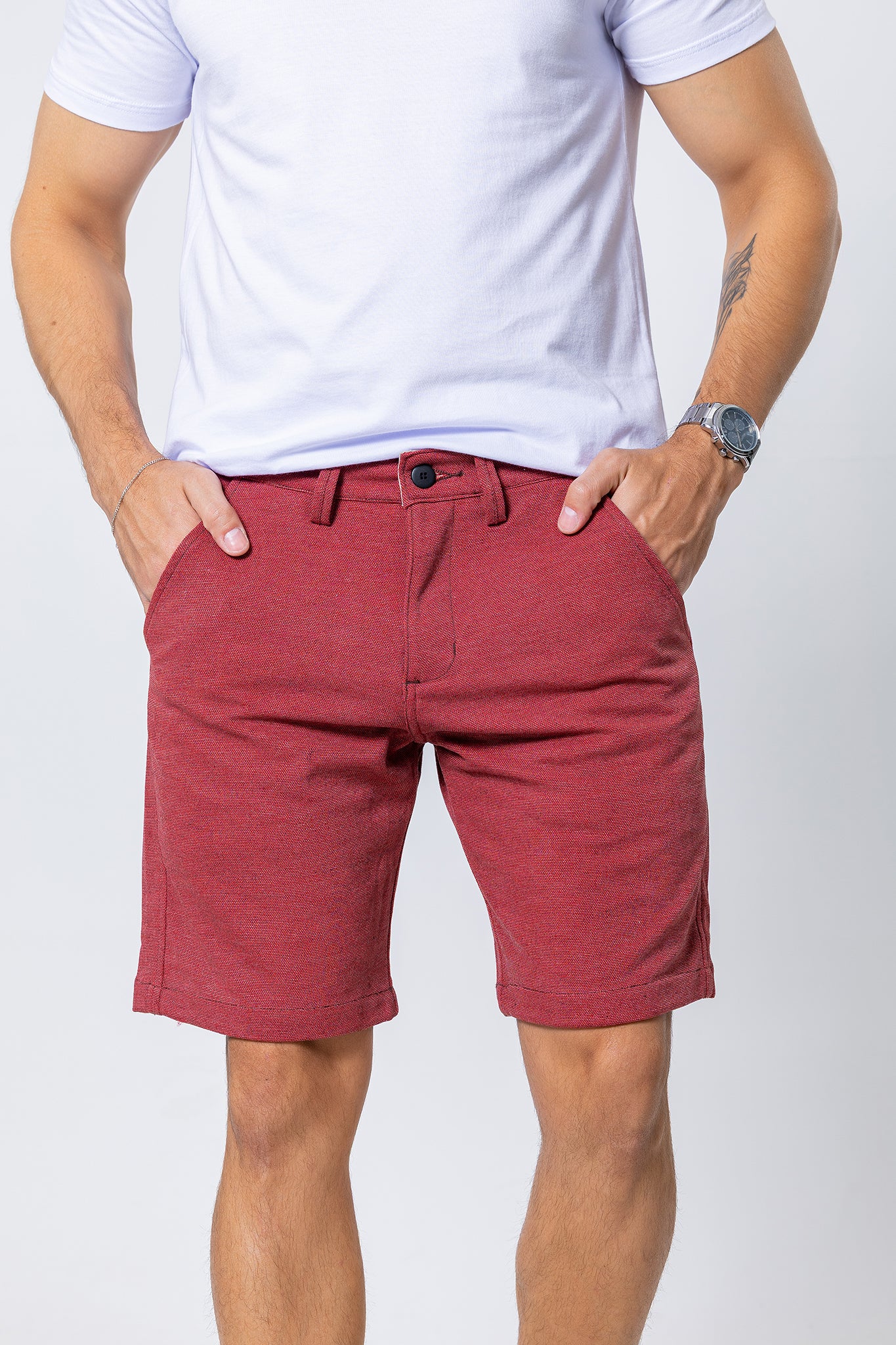 Bermuda Moletom - Vermelha