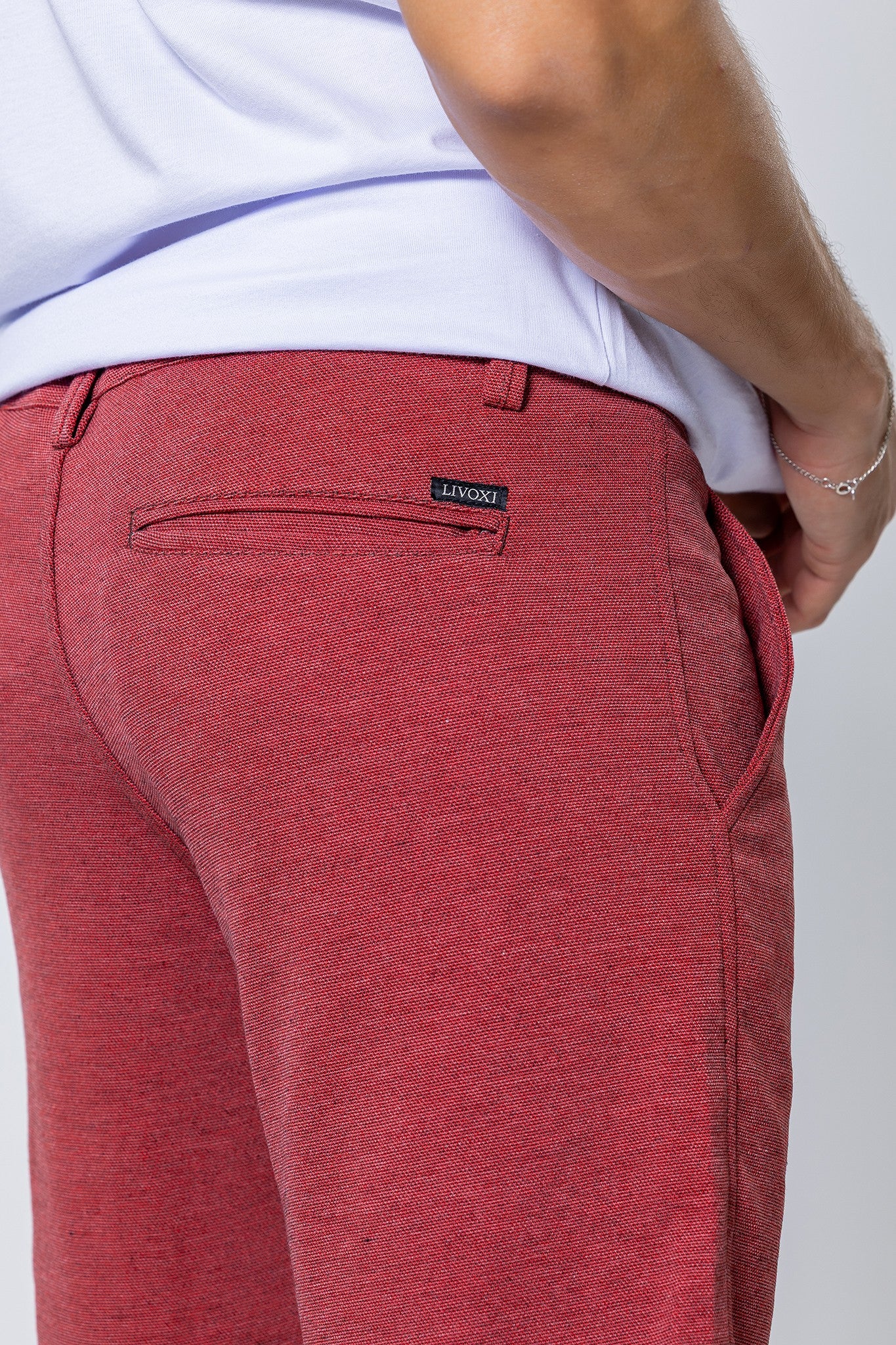 Bermuda Moletom - Vermelha