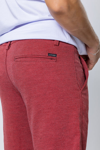 Bermuda Moletom - Vermelha